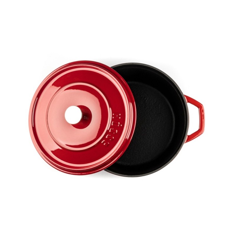 Ketaus gilus puodas Hosse, Rubin, Ф24 | Ketaus puodas |  |