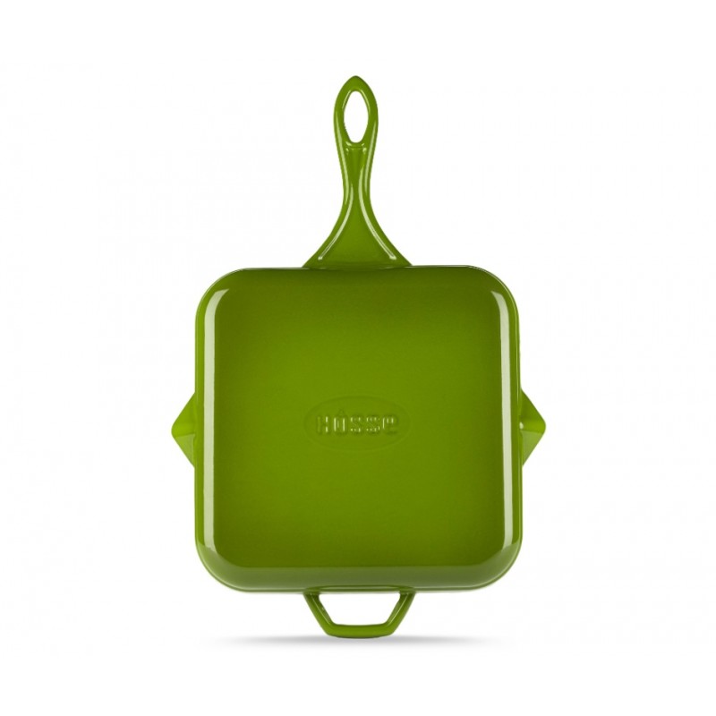 Emaliuota ketaus keptuvė Hosse, Bamboo, 28x28cm | Plokščia ketaus keptuvė | Ketaus keptuvė |